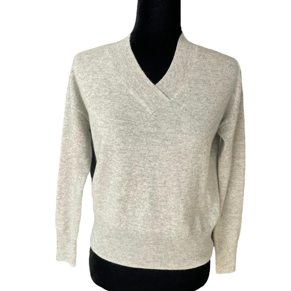 Madewell (Fall 2020) Cashmere V-Neck Sweater size XS MA707